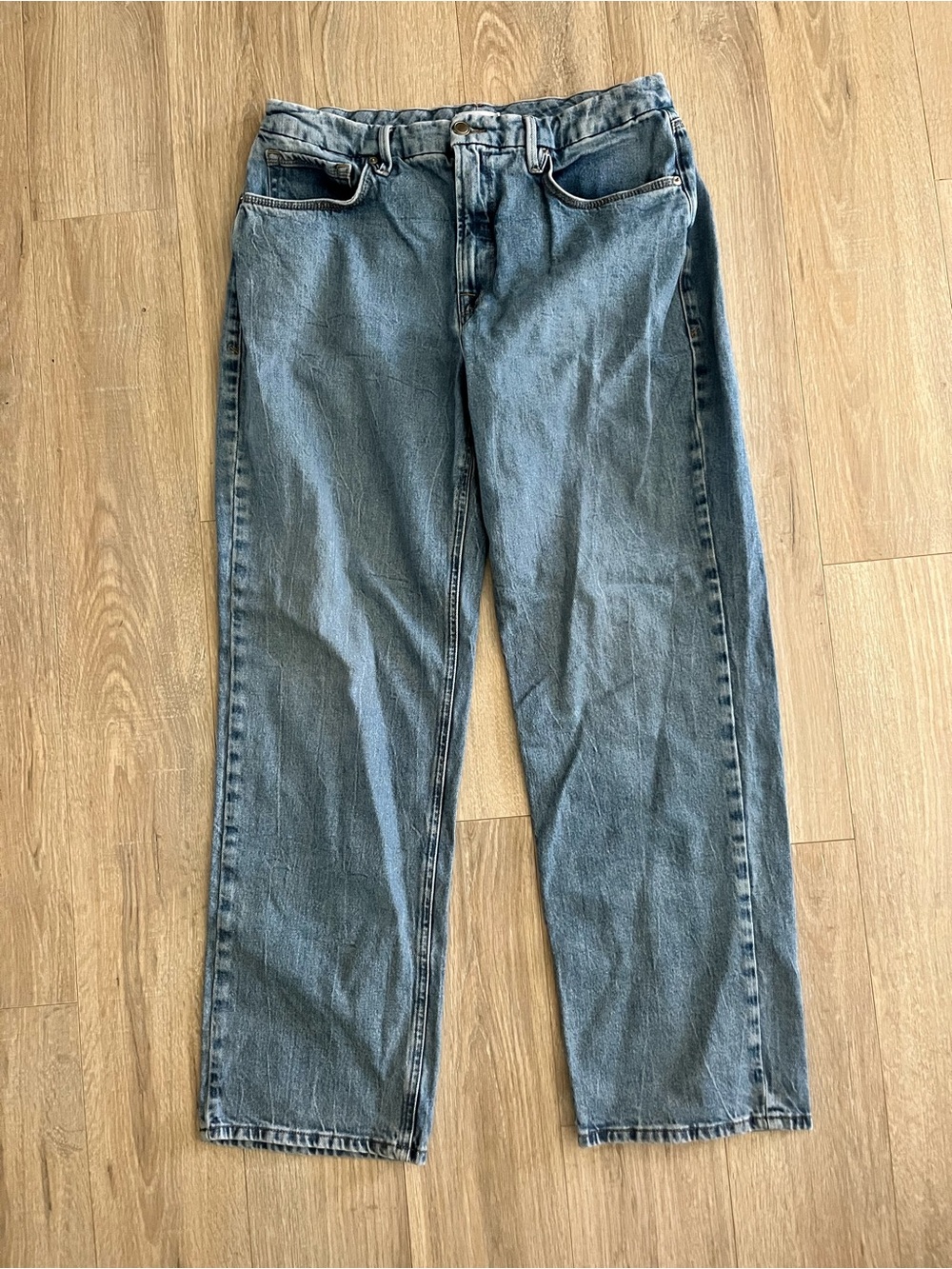 Good American Women’s Vintage Straight Jeans Indigo 599 - Size 10/30 - Picture 1 of 6